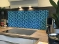 Preview: Spritzschutz Küche Acrylglas Blau Mix Mosaik Preview: Spritzschutz Küche Acrylglas Blau Mix Mosaik