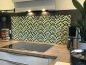Preview: Spritzschutz Küche Aluverbund Grün Mosaikfliese Preview: Spritzschutz Küche Aluverbund Grün Mosaikfliese
