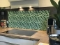Preview: Spritzschutz Küche Acrylglas Fliesen Mosaik Grün Preview: Spritzschutz Küche Acrylglas Fliesen Mosaik Grün