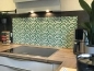 Preview: Spritzschutz Küche Acrylglas Grün Mosaik Optik Preview: Spritzschutz Küche Acrylglas Grün Mosaik Optik