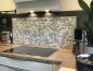 Preview: Spritzschutz Küche Hartschaumplatte Hexagon Anthrazit Mosaik Preview: Spritzschutz Küche Hartschaumplatte Hexagon Anthrazit Mosaik
