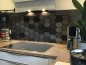 Preview: Spritzschutz Küche Hartschaumplatte Mosaik Marmor Schwarz Preview: Spritzschutz Küche Hartschaumplatte Mosaik Marmor Schwarz