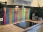 Preview: Spritzschutz Küche Acrylglas Holzoptik