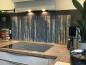 Preview: Spritzschutz Küche Acrylglas Abgenutztes Holz