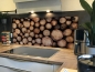 Preview: Spritzschutz Küche Acrylglas Holzoptik