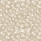 Preview: Spritzschutz Küche Blumenranken Hellbraun Preview: Spritzschutz Küche Blumenranken Hellbraun