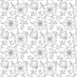 Preview: Spritzschutz Küche Blumen Zeichnung Preview: Spritzschutz Küche Blumen Zeichnung