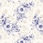 Preview: Spritzschutz Küche Art Nouveau Blumen Preview: Spritzschutz Küche Art Nouveau Blumen
