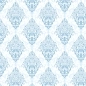 Preview: Spritzschutz Küche Aluverbund Damast Blau Preview: Spritzschutz Küche Aluverbund Damast Blau