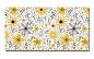 Preview: Spritzschutz Küche Blumen Honiggelb Preview: Spritzschutz Küche Blumen Honiggelb