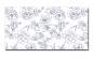 Preview: Spritzschutz Küche Rosen Zeichnung Preview: Spritzschutz Küche Rosen Zeichnung