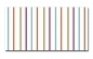 Preview: Spritzschutz Küche Farbige Linien Preview: Spritzschutz Küche Farbige Linien