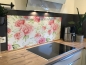 Preview: Spritzschutz Küche Acrylglas Watercolor Blumen
