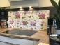 Preview: Spritzschutz Küche Hartschaumplatte Lila Nelken Blumen Preview: Spritzschutz Küche Hartschaumplatte Lila Nelken Blumen