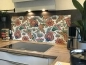 Preview: Spritzschutz Küche Aluverbund Asiatische Blumen Preview: Spritzschutz Küche Aluverbund Asiatische Blumen