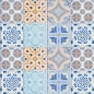 Preview: Spritzschutz Küche Acrylglas Mediterrane Fliesen Preview: Spritzschutz Küche Acrylglas Mediterrane Fliesen