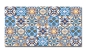 Preview: Spritzschutz Küche Hartschaumplatte Patchwork Kacheln