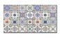 Preview: Spritzschutz Küche Acrylglas Bunte Patchwork Kacheln