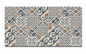 Preview: Spritzschutz Küche Hartschaumplatte Patchwork Verzierung