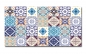 Preview: Spritzschutz Küche Hartschaumplatte Spanische Fliesen Patchwork