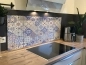 Preview: Spritzschutz Küche Azulejo Patchwork Preview: Spritzschutz Küche Azulejo Patchwork