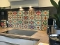 Preview: Spritzschutz Küche Acrylglas Spanische Patchwork Preview: Spritzschutz Küche Acrylglas Spanische Patchwork