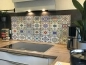 Preview: Spritzschutz Küche Acrylglas Bunte Patchwork Kacheln