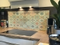Preview: Spritzschutz Küche Acrylglas Mediterrane Patchwork