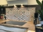 Preview: Spritzschutz Küche Acrylglas Zementfliesen Patchwork Preview: Spritzschutz Küche Acrylglas Zementfliesen Patchwork