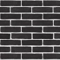 Preview: Spritzschutz Küche Aluverbund Backsteinwand Optik Schwarz Preview: Spritzschutz Küche Aluverbund Backsteinwand Optik Schwarz