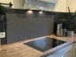 Preview: Spritzschutz Küche Acrylglas Anthrazit Betonoptik Preview: Spritzschutz Küche Acrylglas Anthrazit Betonoptik