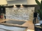 Preview: Spritzschutz Küche Acrylglas Moderne Steinwand Preview: Spritzschutz Küche Acrylglas Moderne Steinwand