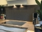 Preview: Spritzschutz Küche Acrylglas Anthrazit Betonoptik Preview: Spritzschutz Küche Acrylglas Anthrazit Betonoptik