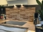 Preview: Spritzschutz Küche Acrylglas Steinwand Loft Optik Braun Preview: Spritzschutz Küche Acrylglas Steinwand Loft Optik Braun