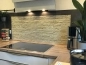 Preview: Spritzschutz Küche Acrylglas Moderne Steinwand Preview: Spritzschutz Küche Acrylglas Moderne Steinwand