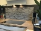 Preview: Spritzschutz Küche Aluverbund Steinmauer Loft Design