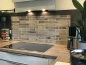 Preview: Spritzschutz Küche Acrylglas Backsteinriemchen Optik Preview: Spritzschutz Küche Acrylglas Backsteinriemchen Optik