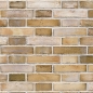Preview: Küchenrückwand Klinkerriemchen Beigebraun