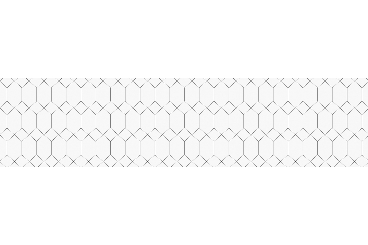 Küchenrückwand Hexagon Musterung
