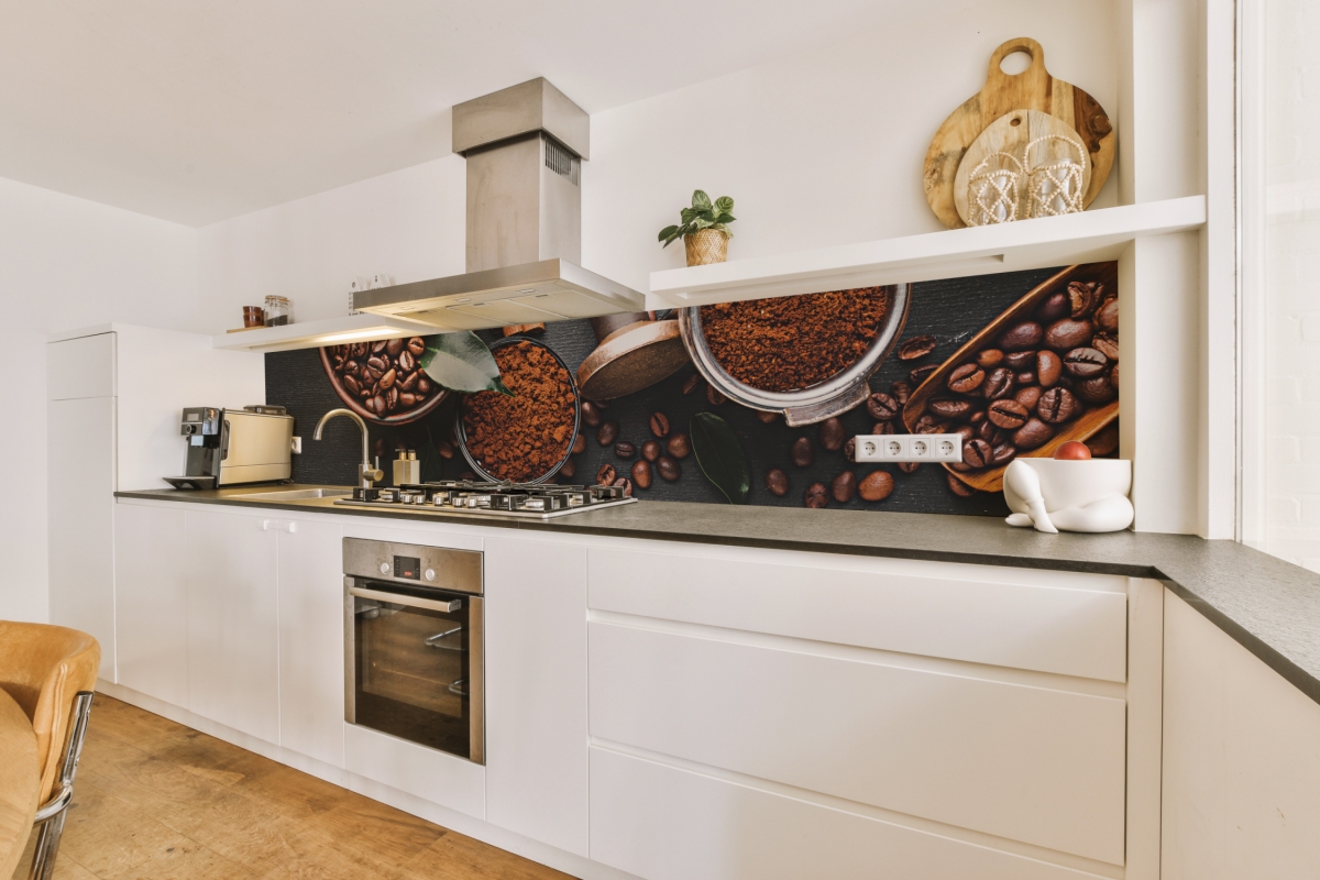 Küchenrückwand Aluverbund Gemahlener Kaffee