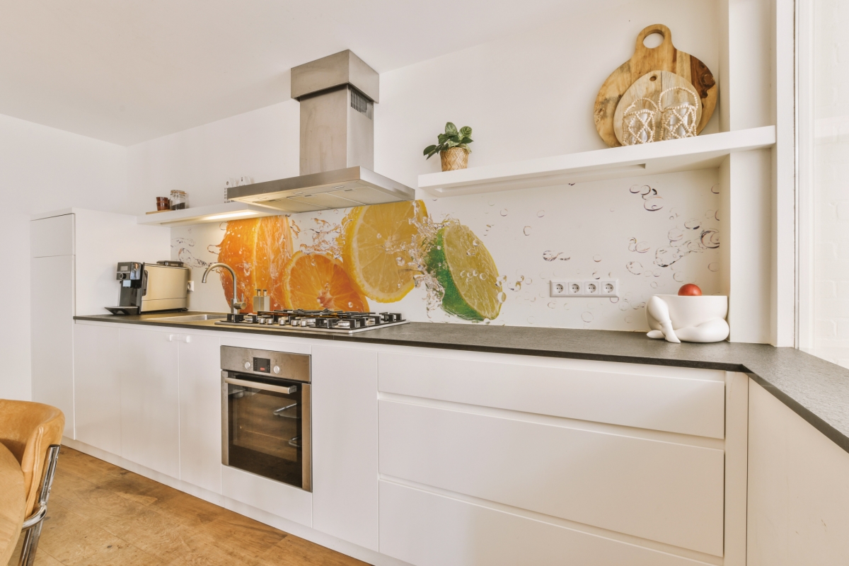 Küchenrückwand Aluverbund Zitrusfrüchte