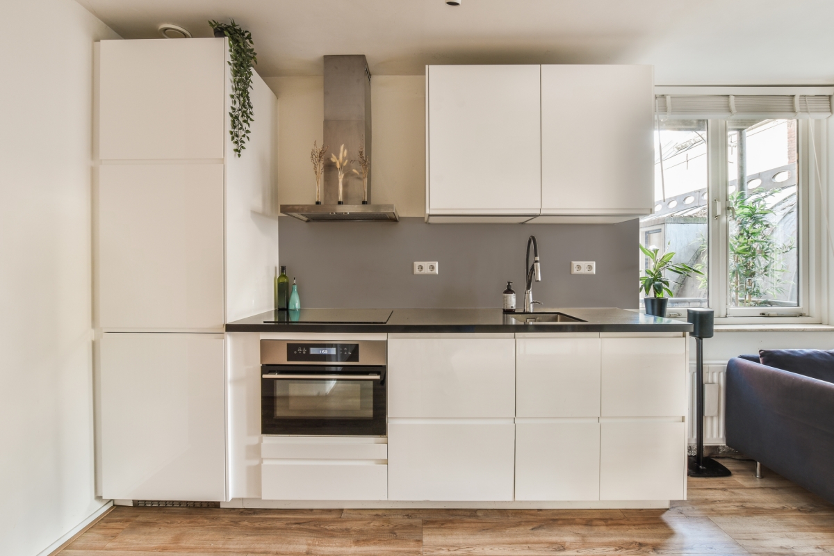 Küchenrückwand Einfarbig Grau