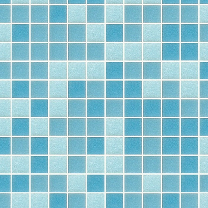 Küchenrückwand Blaue Mosaik