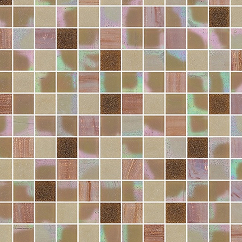 Küchenrückwand Glasmosaik Braun