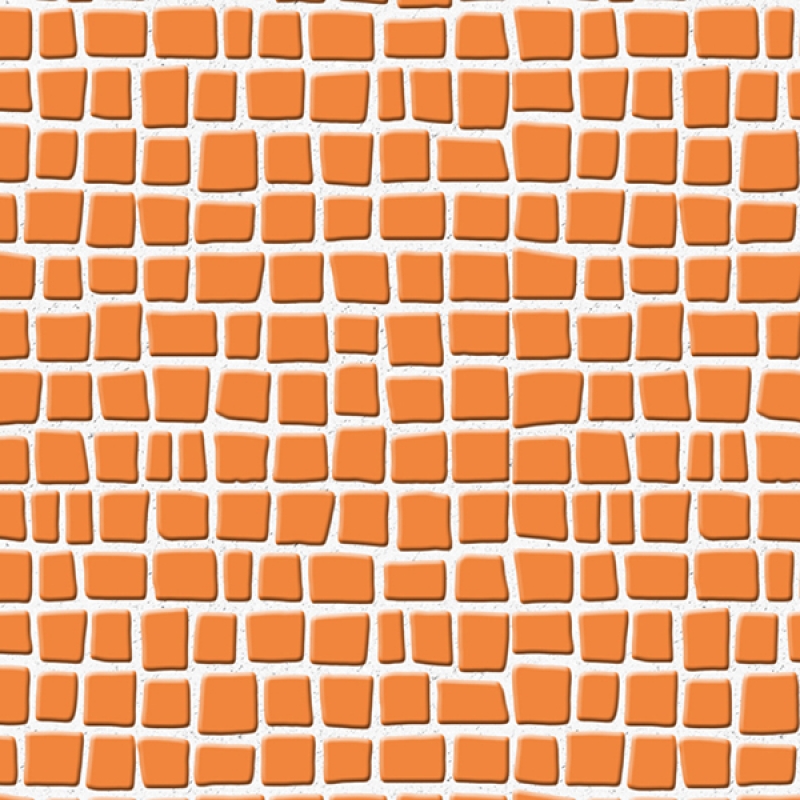 Küchenrückwand Orange Mosaik