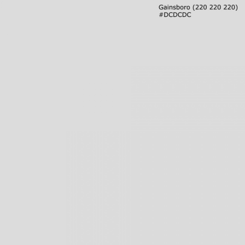 Küchenrückwand Hartschaumplatte Einfarbig Gainsboro