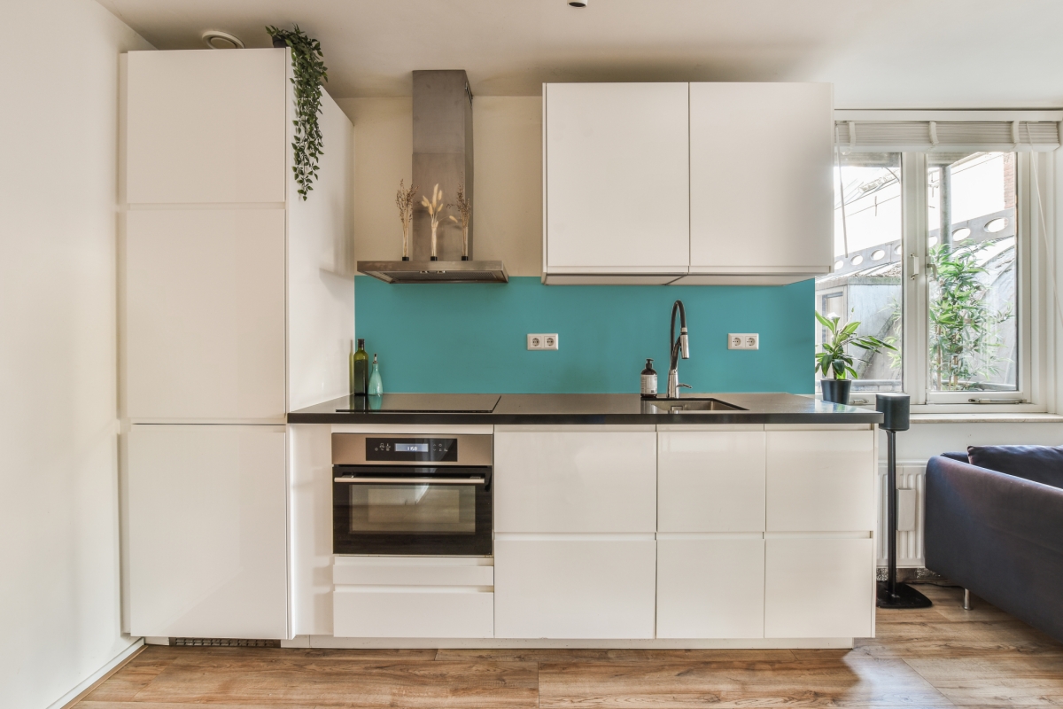 Küchenrückwand Hartschaumplatte Einfarbig Ozeanblau