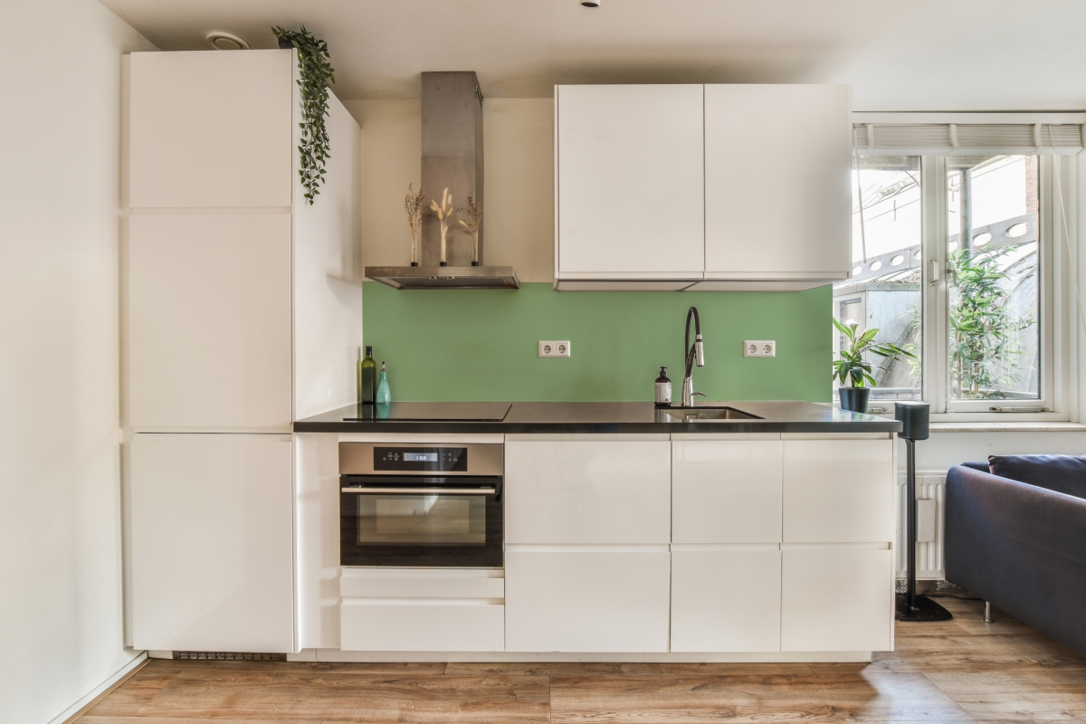 Küchenrückwand Hartschaumplatte Einfarbig Jadegrün