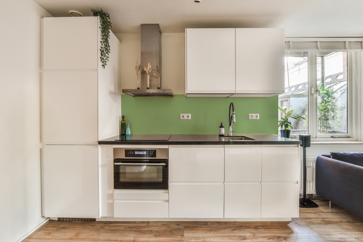 Küchenrückwand Hartschaumplatte Einfarbig Grünspan