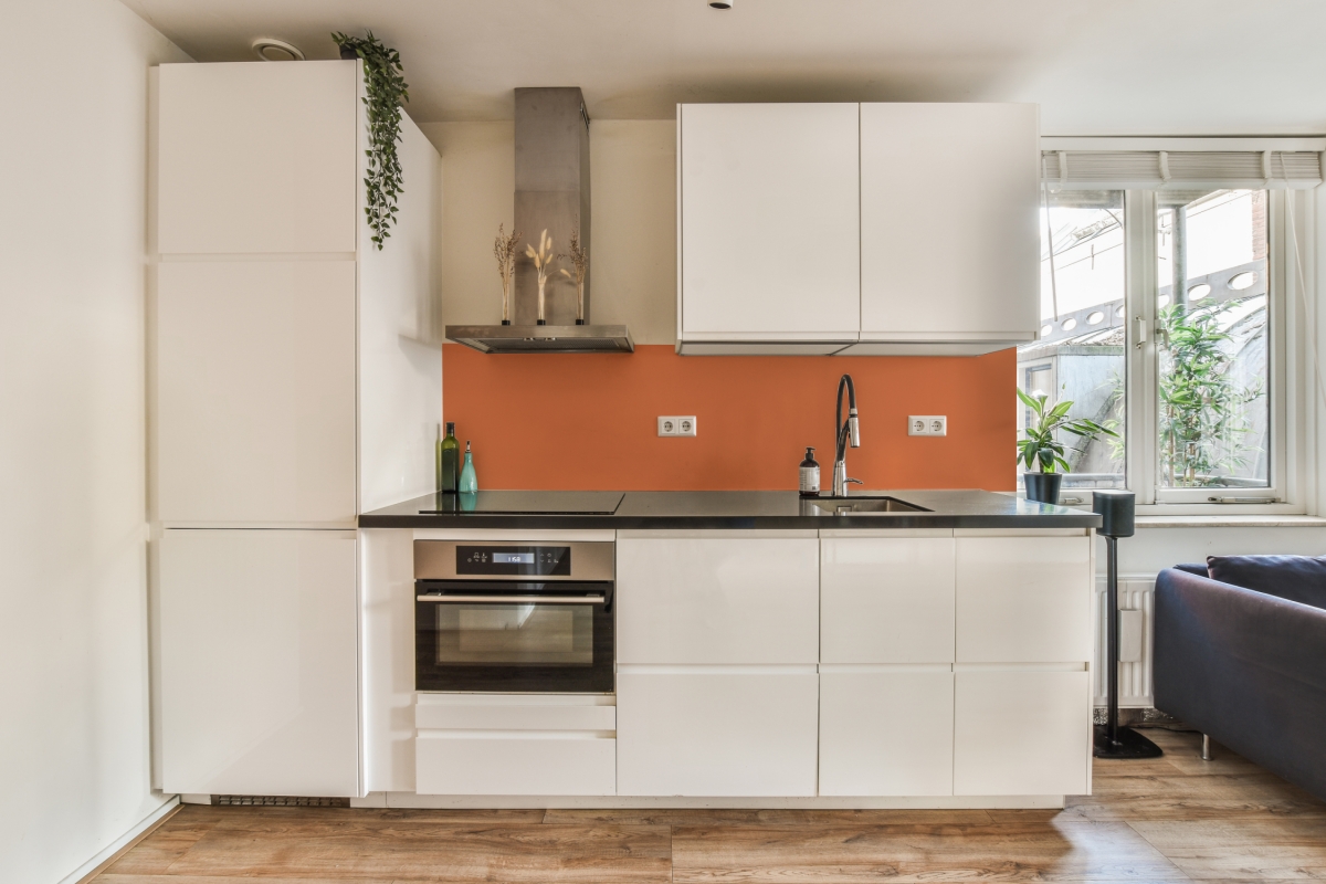 Küchenrückwand Hartschaumplatte Einfarbig Ocker